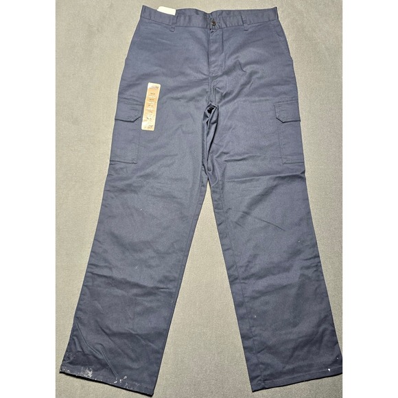 Dickies Other - Dickies 36x34 Mens Navy Blue Flex Relaxed Fit Cargo Pants‎ Workwear